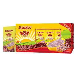谷粒谷力 早餐奶红豆味植物蛋白谷物营养饮料250ml*24盒