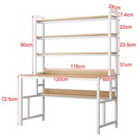 帅力 SL8226D 电脑桌 120*60 黑胡桃
