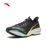 安踏马赫6丨竞训跑鞋男缓震回弹透气跑步鞋中考体考跑步鞋运动鞋男鞋 基础黑/化石银黑-8 42.5 (男9)