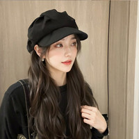 勋阳宇乐 显脸小女士贝雷帽 黑色