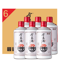 今良造 纯粮酒酱香型白酒酱心独韵光瓶整箱 53度 500mL 6瓶 整箱装