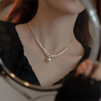 徕奥 leerout 碎银几两珍珠项链（强光高品质）