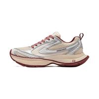 鸿星尔克新星炁科技跑步鞋秋冬男鞋运动鞋减震防滑千禧休闲鞋 106蛋奶灰/亮银【男款】 38