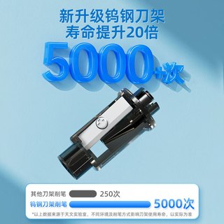 天文电动削笔机儿童电动卷笔刀转笔刀小学生专用钨钢刀架铅笔削笔器蓝色