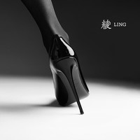 绫 天生丝滑绫lingerie「瘾」3D情趣免脱开裆丝袜超薄性感诱惑黑丝滑连裤袜 Blac