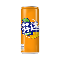 Fanta 芬达 汽水 橙味 330ml*24听