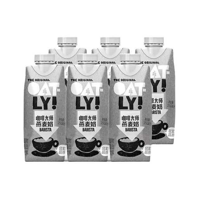 OATLY 噢麦力 咖啡大师燕麦奶250ml*6瓶