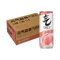元气森林 无糖苏打气泡水 白桃味 330ml*24听