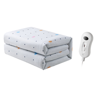 京东京造暖星电热毯双人 机械控制电褥子除螨升温自动断电1.8*1.5m 暖星电热毯24年