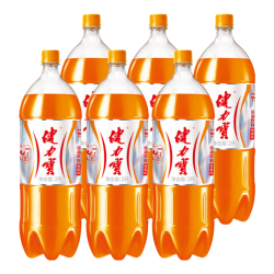 健力宝 橙蜜味2L*6瓶含蜂蜜汽水碳酸饮料饮品家庭装聚会聚餐宴饮