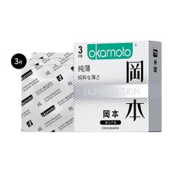 冈本 SKIN肤感系列 纯薄安全套 3片