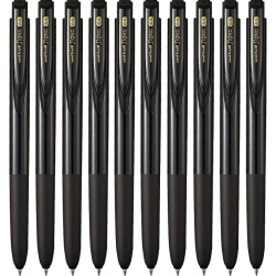 uni UMN-155 按动中性笔 黑芯 0.5mm 10支装
