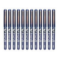 PILOT 百乐 BL-VB5 拔帽中性笔 蓝色 0.5mm 12支装