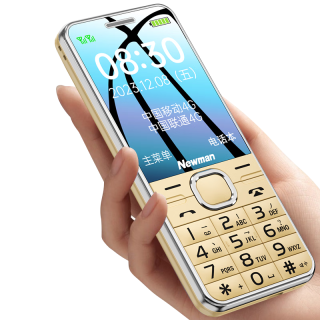 纽曼 M560 移动联通版 2G手机 香槟金