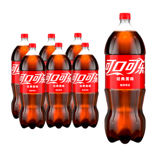 可口可乐 零度 Zero 碳酸饮料 2L*6瓶