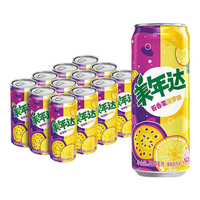MIRINARA 美年达 果味型汽水 百香果菠萝味 330ml*12听