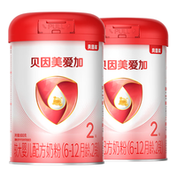 BEINGMATE 贝因美 爱加系列 较大婴儿奶粉 国产版 2段 800g*2罐