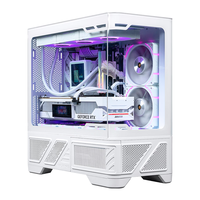 瓦尔基里(VALKYRIE)VK03-M WHITE 白色 ATX 游戏电脑台式机箱 支持360水冷 6.2吋触摸屏 曲面玻璃270°海景房