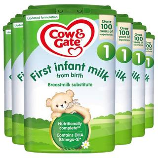 Cow&Gate 牛栏 经典系列 婴儿奶粉 英版 1段 800g*6罐