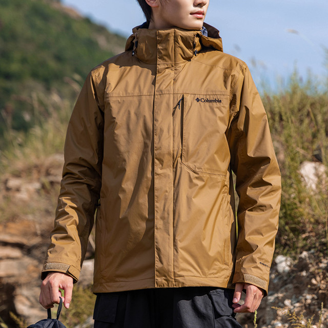 Columbia 哥伦比亚 冲锋衣男士秋冬季户外运动休闲时尚抓绒内胆三合一外套 WE1273466 M