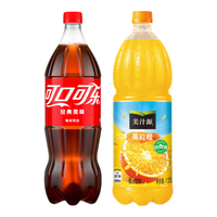Minute Maid汽水+美汁源 果粒橙 果汁 1.25L*2 混合装