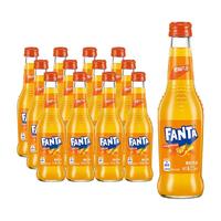 可口可乐 Coca-Cola芬达 Fanta 醇果气泡橙汁 汽水275ml*12 欢响瓶