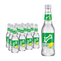 Coca-Cola 可口可乐 Fanta 芬达 可口可乐 雪碧经典柠檬味汽水玻璃瓶碳酸饮料275ml*12瓶