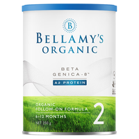 BELLAMY'S 贝拉米 A2系列 白金版 有机较大婴儿奶粉 澳版 2段 350g