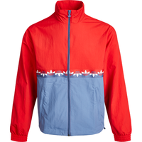 阿迪达斯 ADIDAS 三叶草 男子 SLICE TRF TT 运动 夹克/风衣 GN3437 蓝/浅猩红 XL码