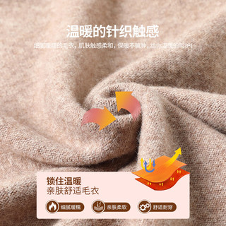 SHANSHAN杉杉【100%羊毛】羊毛衫套头提花保暖厚内搭男士商务休闲冬厚上衣 红色 S /165