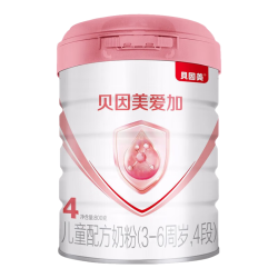 贝因美 爱加儿童配方牛奶粉4段800g*6罐学生成长含乳铁蛋白DHA