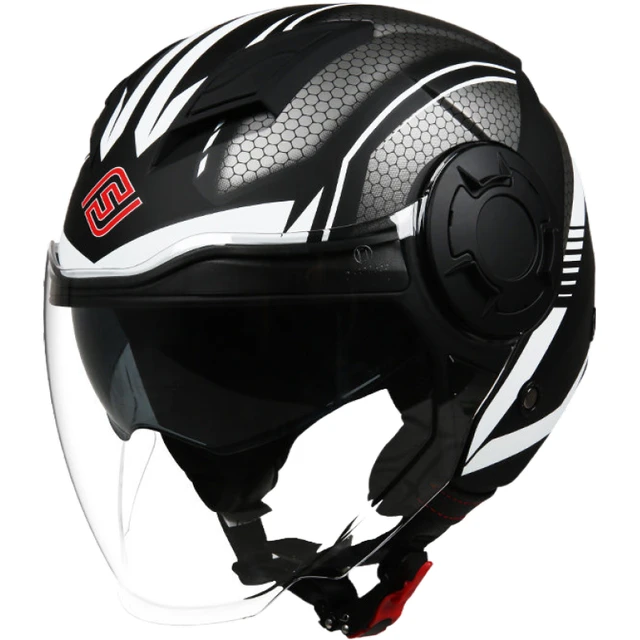 FASEED FS-729 摩托车头盔 亮白雪村 L码