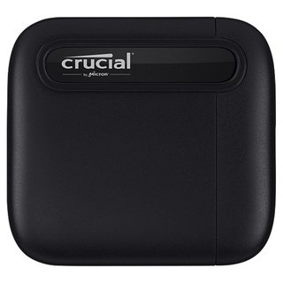 Crucial 英睿达 X6系列 USB 3.2 移动固态硬盘 Type-C 500GB 黑色