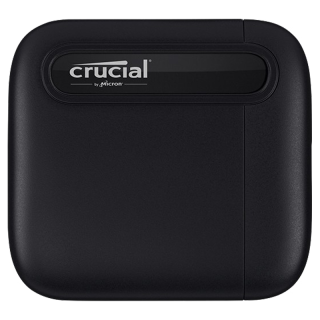 Crucial 英睿达 X6系列 USB 3.2 移动固态硬盘 Type-C 500GB 黑色
