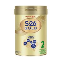 Wyeth 惠氏 金装HMO系列 较大婴儿奶粉 港版 2段 900g*6罐