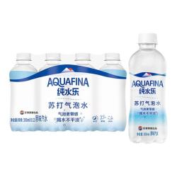 AQUAFINA 百事纯水乐苏打水气泡水0糖0脂0卡无糖饮料12瓶整箱