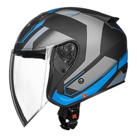 Tanked Racing 坦克 T536 摩托车头盔 幻界款 半盔 亚黑色 XXL码