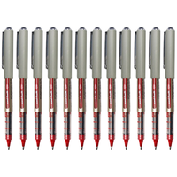 uni 三菱铅笔 UB-157 拔帽中性笔 红色 0.7mm 12支装