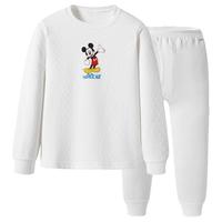 THREEGUN 三枪 迪士尼系列 28793D1 男童圆领长袖内衣套装 浅蓝 110cm