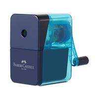 辉柏嘉（Faber-castell）手摇转笔刀笔刨卷笔刀削笔刀 基础款深蓝色 381823