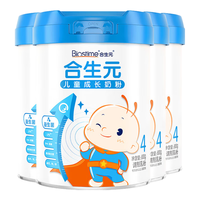 合生元(BIOSTIME) 阿尔法星 学龄前儿童配方奶粉 4段(3岁或以上) 欧洲原装原罐进口 800克*4罐