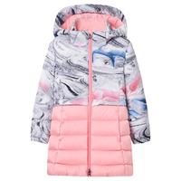 FILA 斐乐 女童中长款羽绒服
