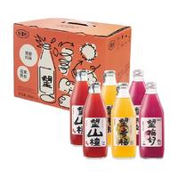 HOPE WATER 好望水 果汁气泡水组合装 3口味 300ml*6瓶（望山楂300ml*2瓶+望桃花300ml*2瓶+望杏福300ml*2瓶）