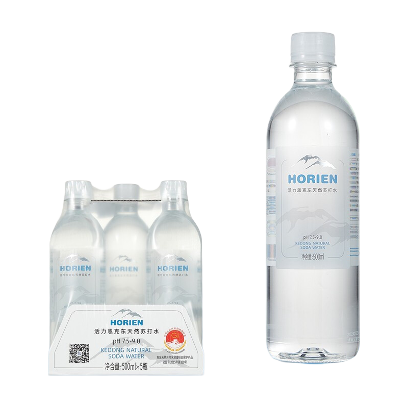 HORIEN 活力恩 克东天然苏打水 500ml*5瓶