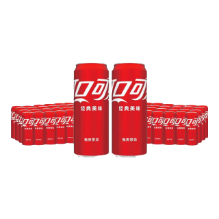 可口可乐 经典汽水碳酸饮料330ml*24罐多件装有糖/无糖可选可乐24罐*2箱（热销）