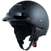 ls2 摩托车双镜片半盔复古四季男女四分之三电动车安全帽头盔OF600 特白 XL（建议55-56头围）