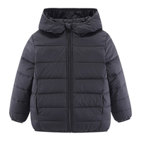 SNOWFLYING 雪中飞 男女童通用短款羽绒服 X212312933F 黑色 170cm