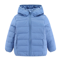 SNOWFLYING 雪中飞 男女童通用短款羽绒服 X212312933F 深雾蓝 130cm