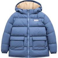 Levi's李维斯童装男童羽绒服2022秋冬新款短款连帽加厚保暖防风
