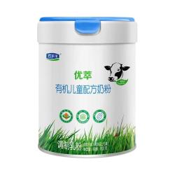 君乐宝 优萃有机4段儿童配方牛奶粉3周岁以上 800g